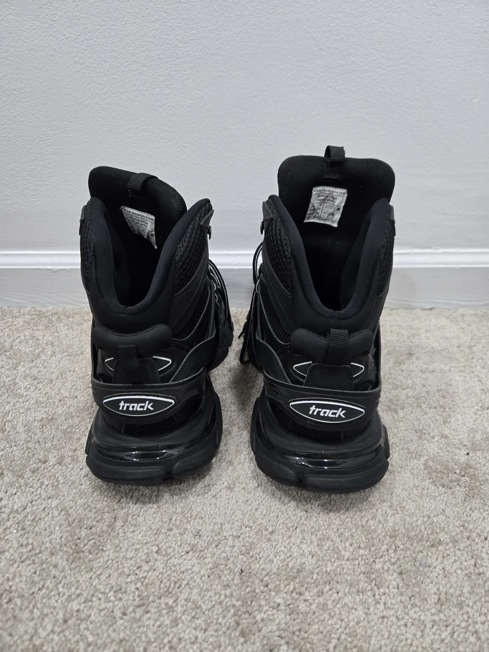 Balenciaga Black Track Tactical Sneakers